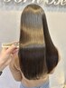 【広がりを抑えたい】柔らか縮毛矯正+カット+髪質改善クイックトリートメント
