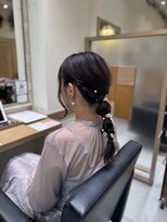 フォルテステラ(FORTE STELLA)&nbsp;ヘアアレンジ 編みおろし