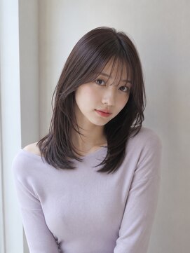 ワゴンバイアフロート(Wagon by afloat) ミディアムレイヤー×ストレート20代30代40代丸顔面長池袋