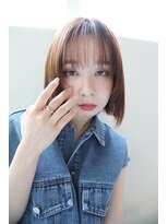 アズグロウ エクラ(AS GROW 'eclat) ハイレイヤーストレートボブ