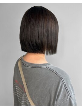 ヘアーメイク ラグズ(Hair Make Luxtz) ストレートパーマ×パツンボブ大人ガーリー