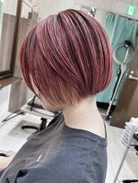 リモア(L I M O A) ピンクハイライト☆刈り上げボブ