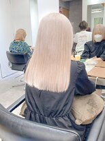アルボ バイ ミラ 心斎橋(ARVO by MILA)&nbsp;心斎橋/ブリーチ/ケアブリーチ/レイヤーカット/ミルクティー