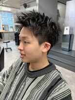 ミーク(meak)&nbsp;無造作ツンツンショート×ツーブロック