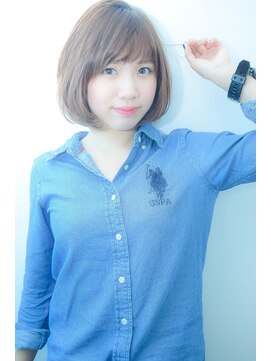 ラウンジ モリオ イケブクロ(Lounge MORIO Ikebukuro) 【morio池袋】ふんわり甘めなナチュラルボブ