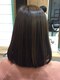 ヘアアトリエ バル(hair atelier bal)の写真/【オーガニック縮毛矯正★】ナチュラルな質感でふんわりやわらかサラサラストレートヘアが叶う♪