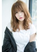 内巻き外巻きＭＩＸゆるふわセミロング