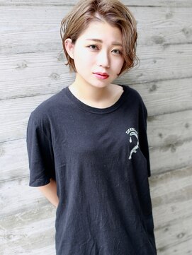 バース(BIRTH) 天神【BIRTH】エッジショート×無造作カール