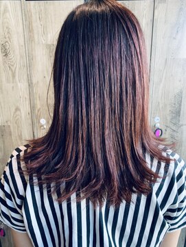 ルーディヘアーブランド(Ludi hair Brand) ピンク系カラーのグラデーションスタイル！