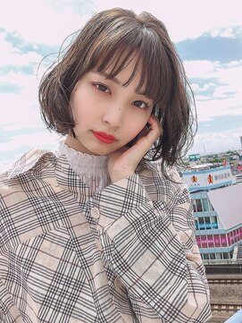 ピース 吉祥寺(Piece) ダークアッシュミディアムレイヤーカット似合わせカット