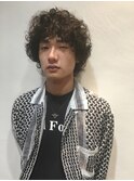 外国人風カーリーヘア