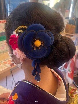 ウェーヴ 浜松小豆餅店(wave) 〈wave小豆餅店〉成人式卒業式ヘアセット着付け袴着物アレンジ