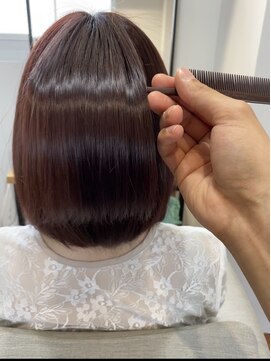 アニュー 大宮店(ANEW) 髪質改善×チェリーピンク