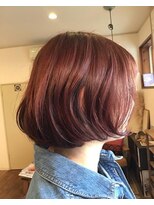 カミリー(Kamily)&nbsp;美髪★ツヤツヤピンクレッド★ミニボブ＃秋髪＃ボブ