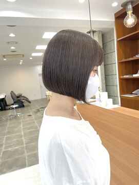 シンス(Since) オリーブグレージュと王道ボブ　中村隆一