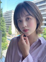 グーフィートーキョー 銀座(Goofy Tokyo)&nbsp;インナーカラー/イヤリングカラー/ベージュ/ボブ/耳かけ/外ハネ