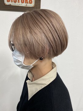 ヘアーデザインサロン スワッグ(Hair design salon SWAG) メンズミルクティーカラー　マッシュ