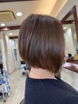 ヘアメイク スプラッシュ(Hair Make Splash) 大人世代の前下がりストレートボブ