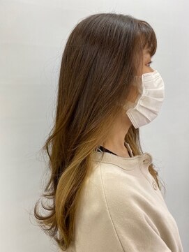 スリム(SLIM) インナーカラー×白髪染め