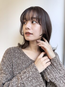 ピープスアンドスー 表参道 渋谷(Peeps&Suu.) 簡単スタイリング外ハネミディアム髪質改善トリートメント