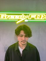 グリーディーフォックス 三軒茶屋(GreedyFOX)&nbsp;波巻き/マッシュパーマ/ウルフ/ハイライト<理容室>三軒茶屋