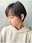 黒髪/グレーベージュ/レイヤーロング/前髪パーマ[西船橋/津田沼]
