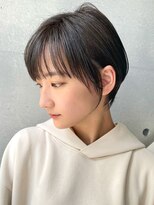 トト 船橋店(toto.)&nbsp;黒髪/グレーベージュ/レイヤーロング/前髪パーマ[西船橋/津田沼]