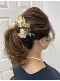 ヘアセット×結婚式