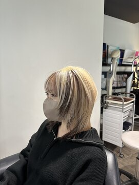 アンドバイモードケイズ (and by MODE K's) [サロンスタイル]マーブルカラー/レイヤーウルフ