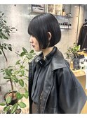 重ためボブ×顔まわりカット【肥後橋駅】