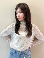 シエルバイアフロート(ciel by afloat) 〇ざくざくレイヤー ブリーチなし グレージュ 韓国ヘア