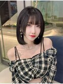 【kumu】黒髪ボブ/姫カット/栄/名古屋.