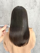 ルーツアイリー 心斎橋(ROOTS IRIE)&nbsp;髪質改善　髪質改善カラー　暗めカラー　艶感ストレート　美髪