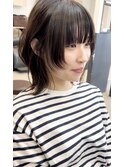 レイヤーボブ ウルフカット くびれヘア basi