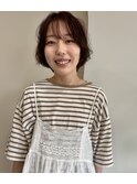 ゆるやかボブパーマ