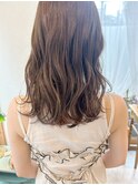 透明感アッシュベージュ