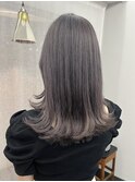 ブリーチカラー/ラベンダーアッシュ/ロング