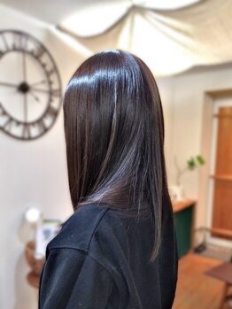 ナチュラル ピュール(Natural pur)の写真/【広島ならここ！美艶髪】染めるほどに美しくなる髪質改善カラーファンタジーで「本質美」へ～【段原】