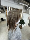 白髪ぼかしレイヤーカット