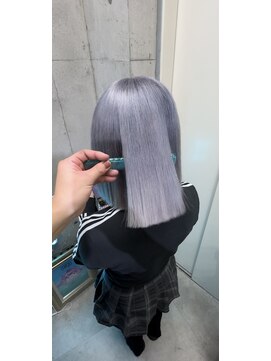 インク 渋谷(INK.) 艶々ブルーラベンダーシルバー