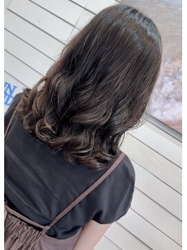 +＊～コテ巻き風パーマ施術～＊+