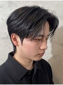 韓国シースルーマッシュカルマパーマダウンパーマフェザーパーマ