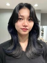 ニトバイアンキシム(nit by ahnkism)&nbsp;韓国風レイヤーカット顔まわりくびれオルチャン堀江