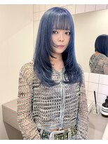 チーカ(chica)&nbsp;透明感ブルー×顔まわりレイヤー