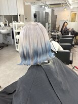 シェイロ(Cielro)&nbsp;【ホワイト×水色/グラデーション】SAKI