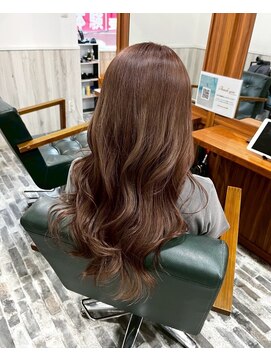 ビーチ ヘア メイク 綱島店(BEACH hair make) ローズブラウンウェーブ