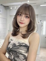 オニキス(ONYX)&nbsp;A231レイヤーカットダブルカラーグレージュミルクティー