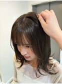 ほんのり暗めオリーブベージュカラー