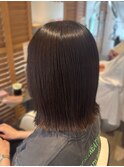 切りっぱなしボブ