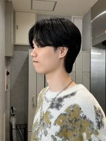 ジーナ 天神(Zina)&nbsp;毛流れセンターパート(メンズカット/ダウンパーマ/ナチュラル)